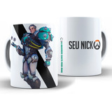 Caneca Sigma Overwatch 325ml Cerâmica Xícara + Caixa