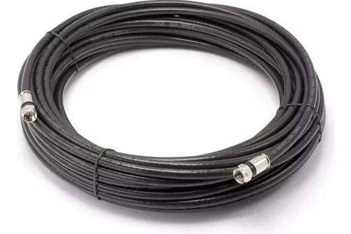 Lanus Cable Coaxil Rg6 Rollo 10 Metros Directv Hd Tda Negro