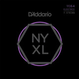 Daddario Nyxl1164 Juego Cuerdas P/ Guitarra 7 Cuerdas 11-64