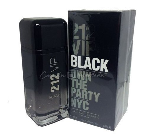 Perfume 212 Vip Black Carolina Herrera Masculino 200ml