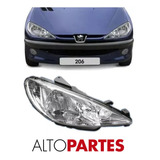 Optica Peugeot 206 2004 2005 2006 2007 2008 2009 2010 2011 