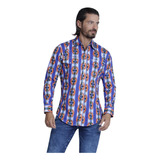 Camisa Vaquera Hombre Wrangler Regular Fit Manga Larga 959