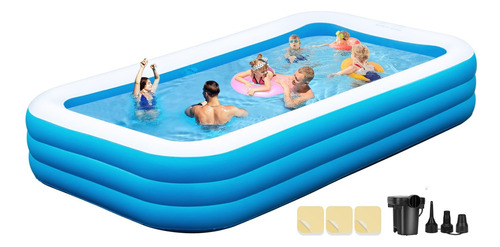 Piscina Inflable Con Asiento, Piscina Inflable Grande De 130