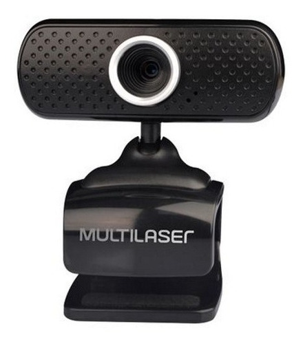 Webcam Plug E Play 480p Mic Usb Preto - Wc051 - Multilaser