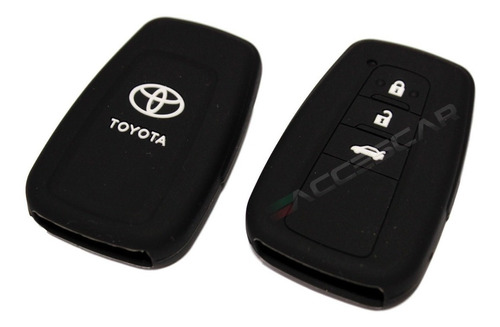 Capa Chave Presencial Silicone Toyota Corolla 2021 2022 2023