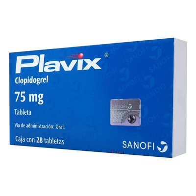 Plavix Tabletas 75 Mg, 28 Tabletas | Meses sin interés