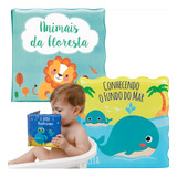Brinquedo De Banho Livrinho Educativo Bebê Menino Menina