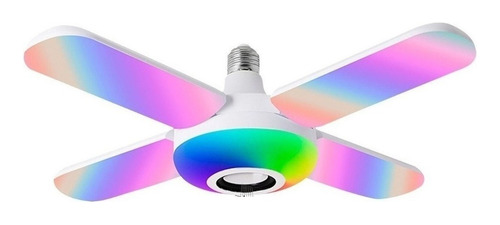 Ampolleta Parlante Led Colores Con Control Y Bluetooth