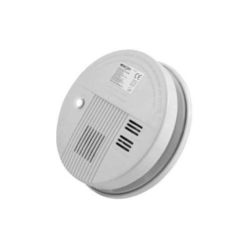 Detector De Humo Alarma + Batería 9v Conexión 110v