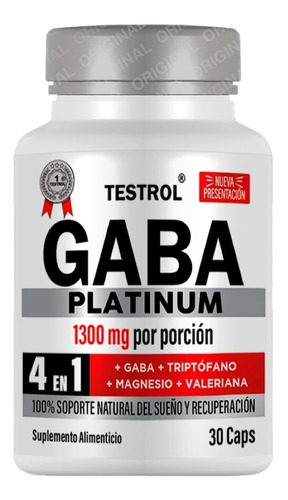 Gaba Platinum 4 En 1 Testrol 30 Capsulas