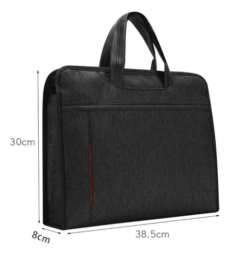 Maletín Portátil Para Hombre, Bolso De Negocios Impermeable,