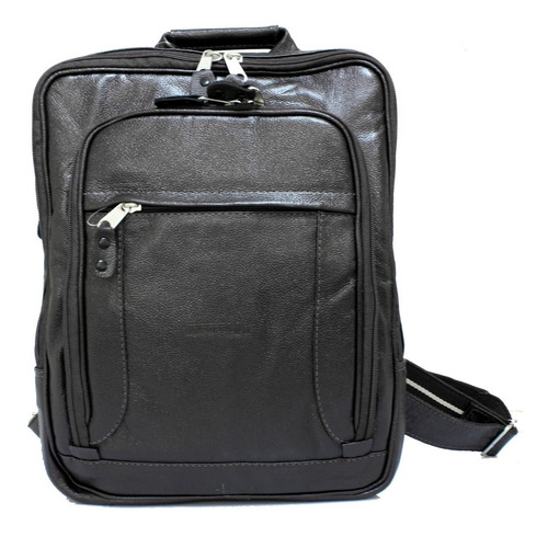 Mochila Executiva De Couro Para Notebook Expopelly 0680