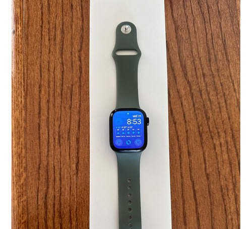 Apple Watch Series 8 41mm (midnight And Green Olive)