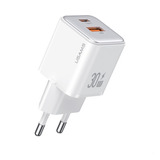 Carregador Fonte Turbo 30w Usb/usb C Para Apple iPhone Usams