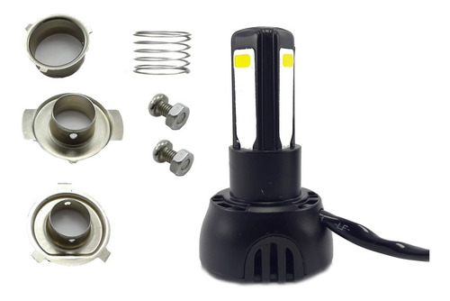 Lampada Farol Led Moto Bi-xenon 4400 Lumens 4 Leds 8000k