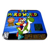 Mouse Pad Super Mario World Super Nintendo Snes Mp025