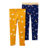 Carters Pack 2 Calzas Floral
