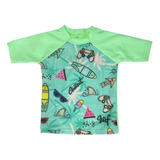 Remeras Con Proteccion Solar Filtro Uv 50 Niños Niñas Surf