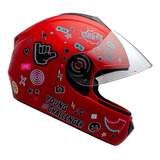 Capacete Moto Infantil Criança Fly Young Live Fechado