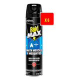 Mata Moscas Y Mosquitos Raid Max X 6 Unidades