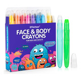 Kit De Pintura Facial Para Ninos, Crayones De Pintura Facial