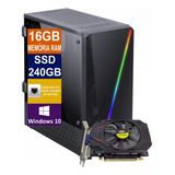 Barato Pc Core I5 4g, 16gb Ddr3, Ssd 240gb + P/ Video 2gb