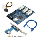 Pci-e Express De 1x A 3 Portas 1x Switch Multiplier Hub Rise