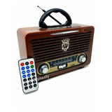 Potente Radio Y Bocina Bluetooth Vintage Con Am/fm Retro 
