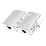 Adaptador Powerline Tp-link Tl-pa4010 Kit V3 Branco E Cinza 220v