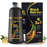 Tinte Para El Cabello Instantáneo A Base De Hierbas Negras.