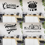 Vinilos Decorativos Para Cocina Comedor Frases Para Pared 