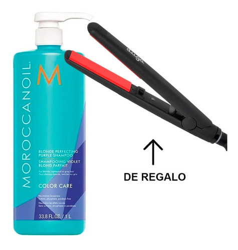 Moroccanoil Color Care Shampoo Violeta Silver Matizador 1lt