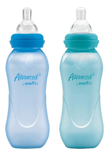 2 Biberones Mamila Anticolicos Advanced Evenflo Niño 240ml | MercadoLibre