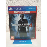 Jogo Uncharted 4 A Thief's End Ps4 Midia Física R$49,90