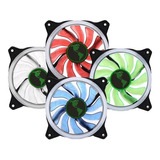 Ventilador Cooler Luz Led 12cm Gamer Gabinete Unicolor