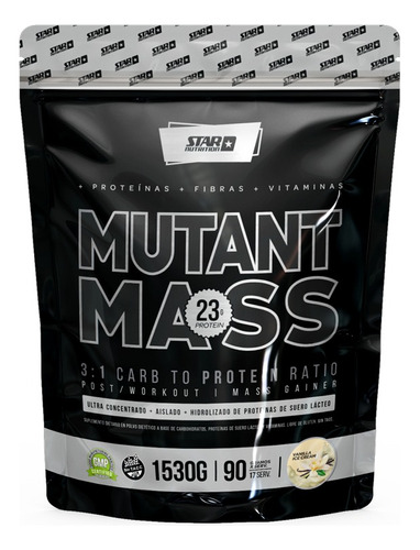 Mutant Mass Star Nutrition 1.53kg Ganador De Masa - Vainilla