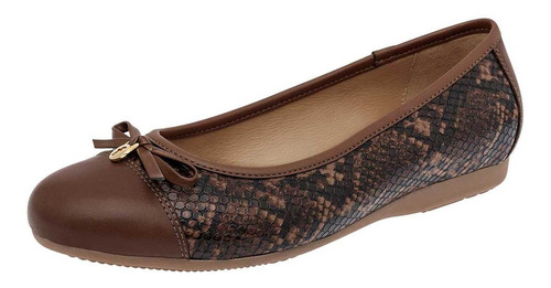 Flats Con Moño De Flexi Para Mujer Cafe 116310 T6