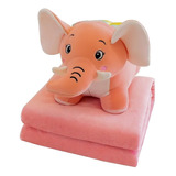 3en1 Cobija Peluche Elefante Dumbo Baby Manta Termica Bebe +
