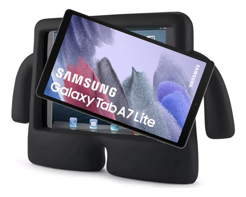 Funda Para Tablet Samsung A7 Lite 8.7 Silicona Niño +vidrio 