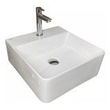 Cuba Sobrepor Apoio Pia Banheiro Lavabo Porcelanato 41x41cm