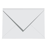 150 Envelopes 13x19 Cm Branco Card Set 150g App
