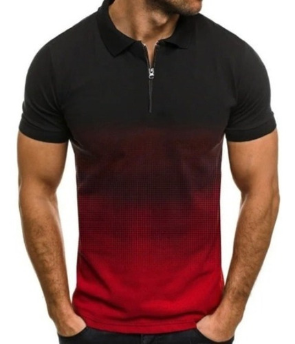 Playera Hombre Tipo Polo Moda Casual Calidad Punto 122129 S