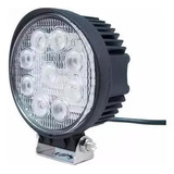 Faro Auxiliar Proyector 9 Led 27w Off Road 12v Redondo