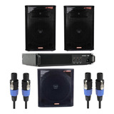 Combo Bafles + Potencia J-series J1860 J1525 T36 Apogee