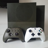 Xbox One S 1tb Verde Militar + Controle Original + Jogo Brinde (semi Novo)
