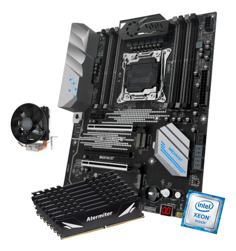 Kit Gamer Placa Mãe Machinist X99 E5-mr9s E5 2699 V3 256gb