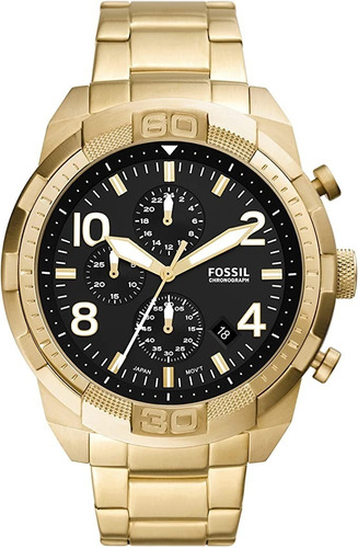 Fossil Bronson Reloj Cronógrafo De Acero Inoxidable