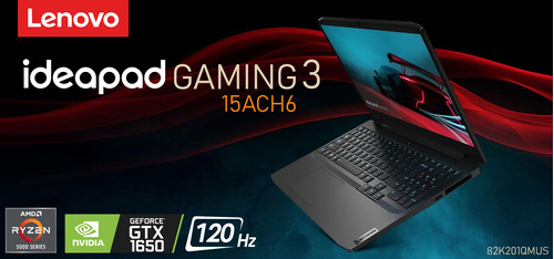 Lenovo Ideapad Gaming 3 - Ryzen 5600, Gtx1650, 16gb Ram