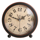Reloj Despertador Analógico De Tipo Retro Vintage,