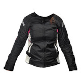 Campera Para Moto Mujer Media Estacion Jyv Apex - City Motor